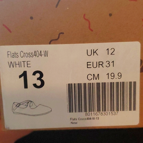 Girls criss cross ballet flats - Picture 8 of 8